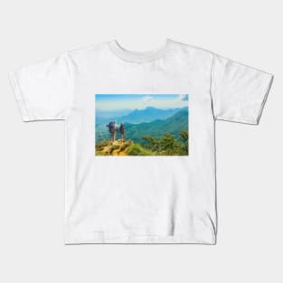 Hiking- Mountain View Kids T-Shirt